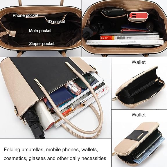 Women's Trendy 4Pcs Handbag