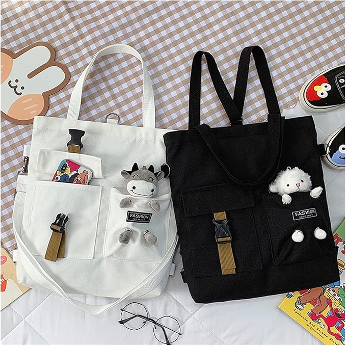 Women's Harajuku Canvas Shoulder Bag
