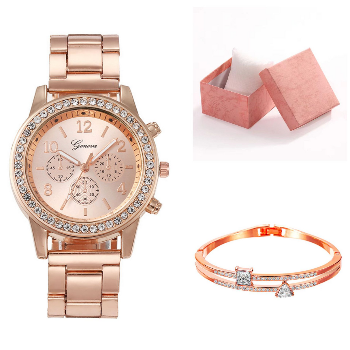 Women's Fashion Business Watch and Bracelet