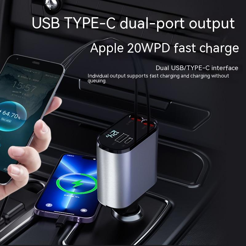 Retractable SuperFast Car Charger