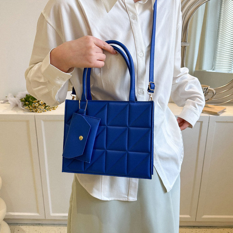 Women's Plaid Shoulder Handbag