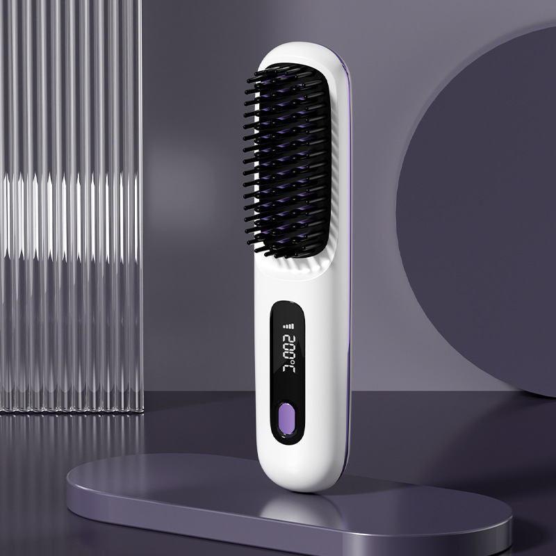 2 In 1 Hair Straightener Comb
