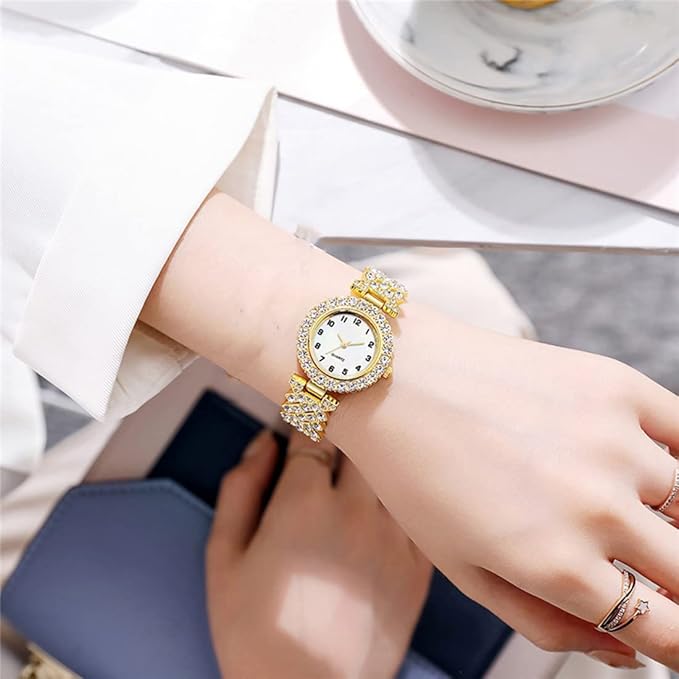 Luxury Women’s Watch & Bracelet Set