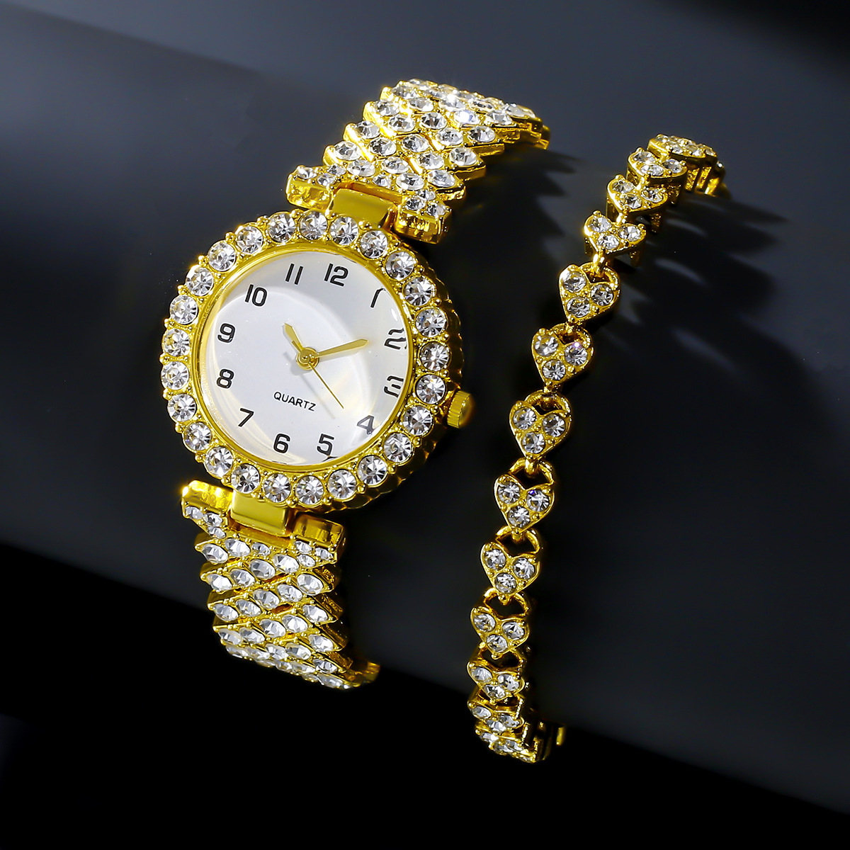 Luxury Women’s Watch & Bracelet Set