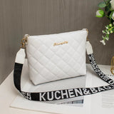 Women's Diamond Grid Messenger Bag