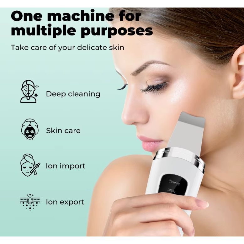 Ultrasonic Facial Skin Scrubber