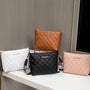 Women's Diamond Grid Messenger Bag