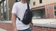 Men's Waterproof USB Anti-Theft Messenger Bag