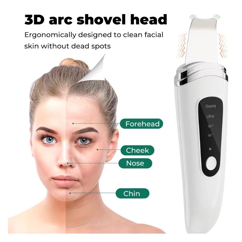 Ultrasonic Facial Skin Scrubber