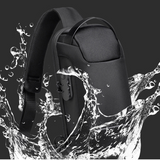 Men's Waterproof USB Anti-Theft Messenger Bag