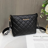 Women's Diamond Grid Messenger Bag
